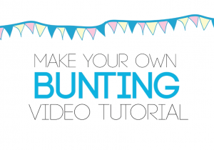 make your own bunting