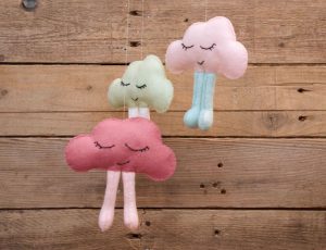 Cloud Baby Mobile free pattern & tutorial
