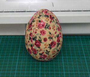 Fabric Easter Egg with Bow Free Pattern & Tutorial