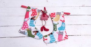 Small Christmas Socking Sewing Pattern