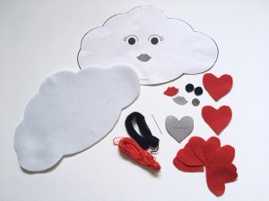 Love cloud pattern