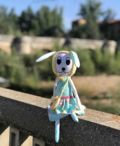 Susu Bunny Doll by the rio Bernesga, Leon