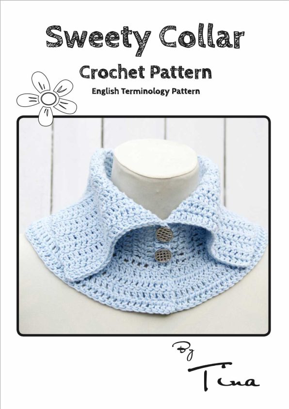 Crochet Pattern Collar and Cuff Bundle (English Terminology) - Image 6